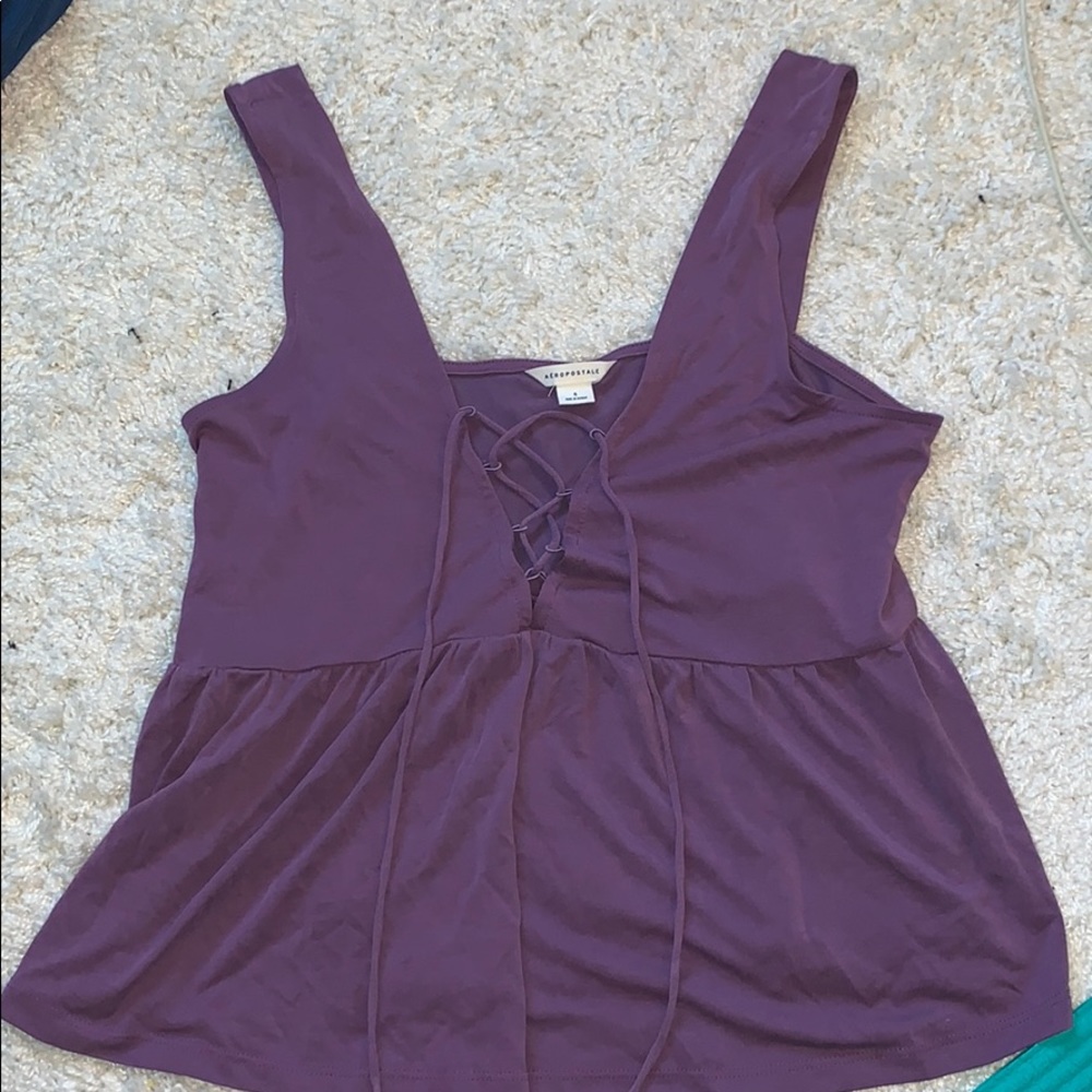 Purple cross tank